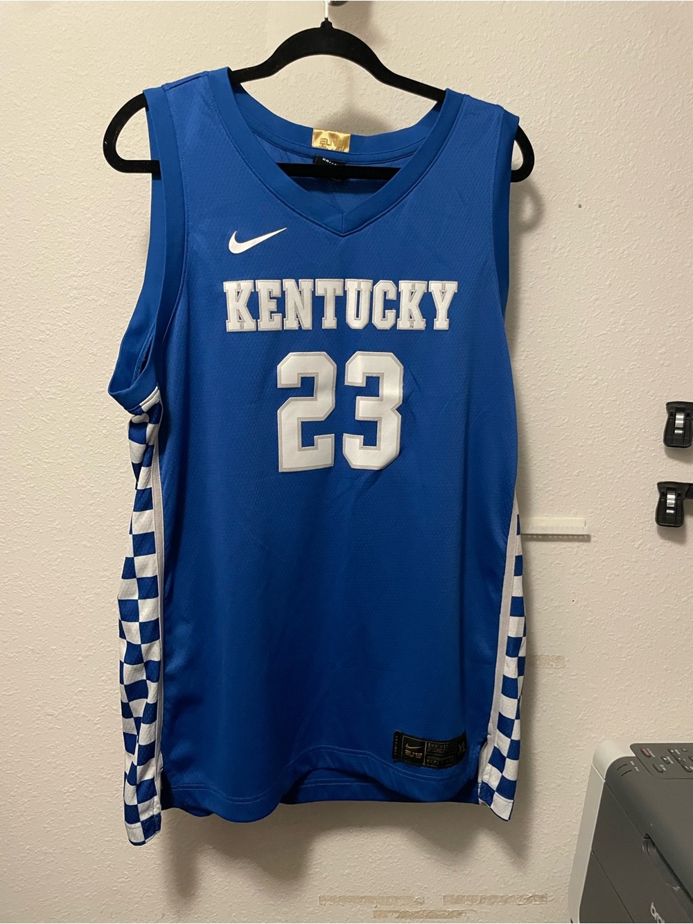 Nike Elite 'Kentucky Wildcats #23' Road Basketball Jersey AT8886-480 Men's Sz XL